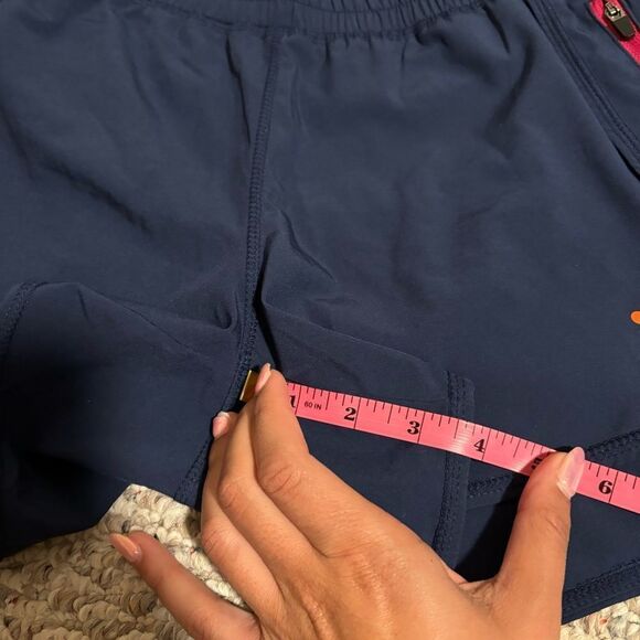 Orangetheory Fitness OTF Navy Blue Running Shorts Lined- Size XS - Picture 4 of 9